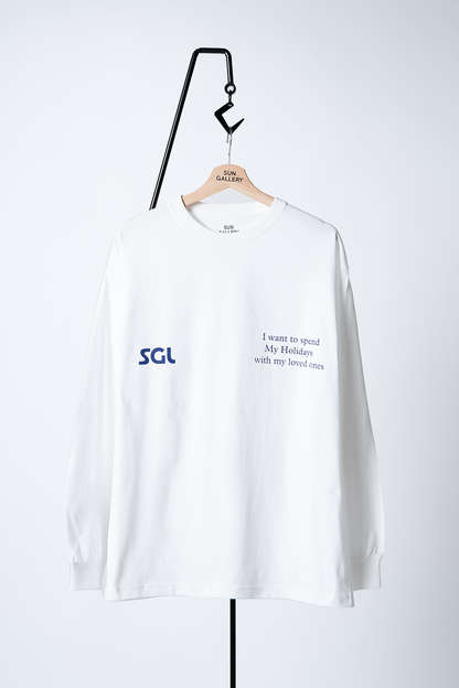 SGL lettered LONG SLEEVE T-SHIRT