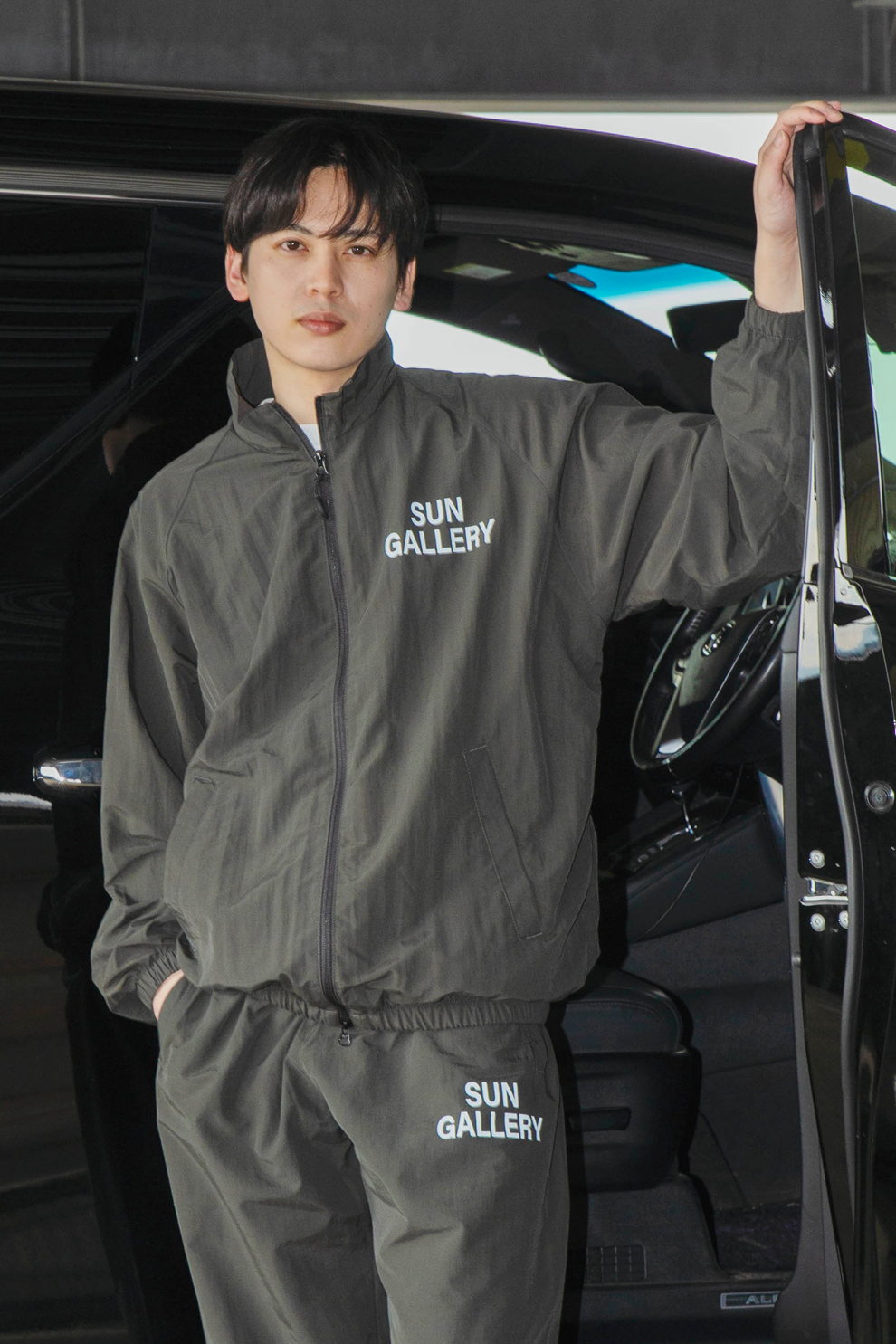 SUNGALLERY NYLON TRACK JACKET