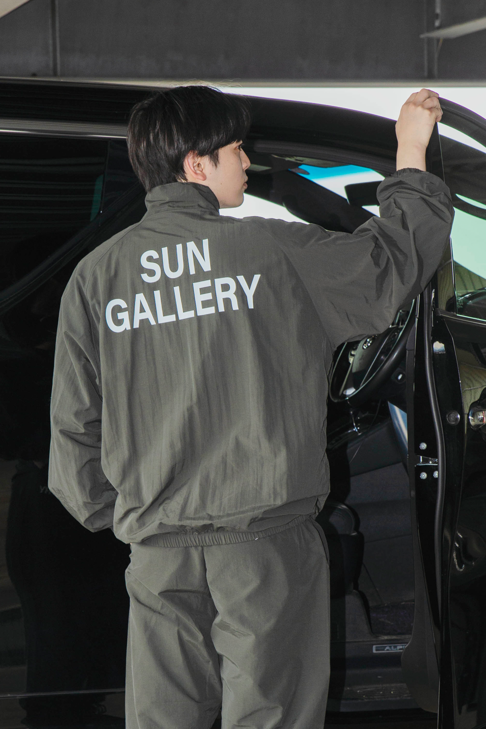 SUNGALLERY NYLON TRACK JACKET SUNGALLERY NYLON TRACK JACKET