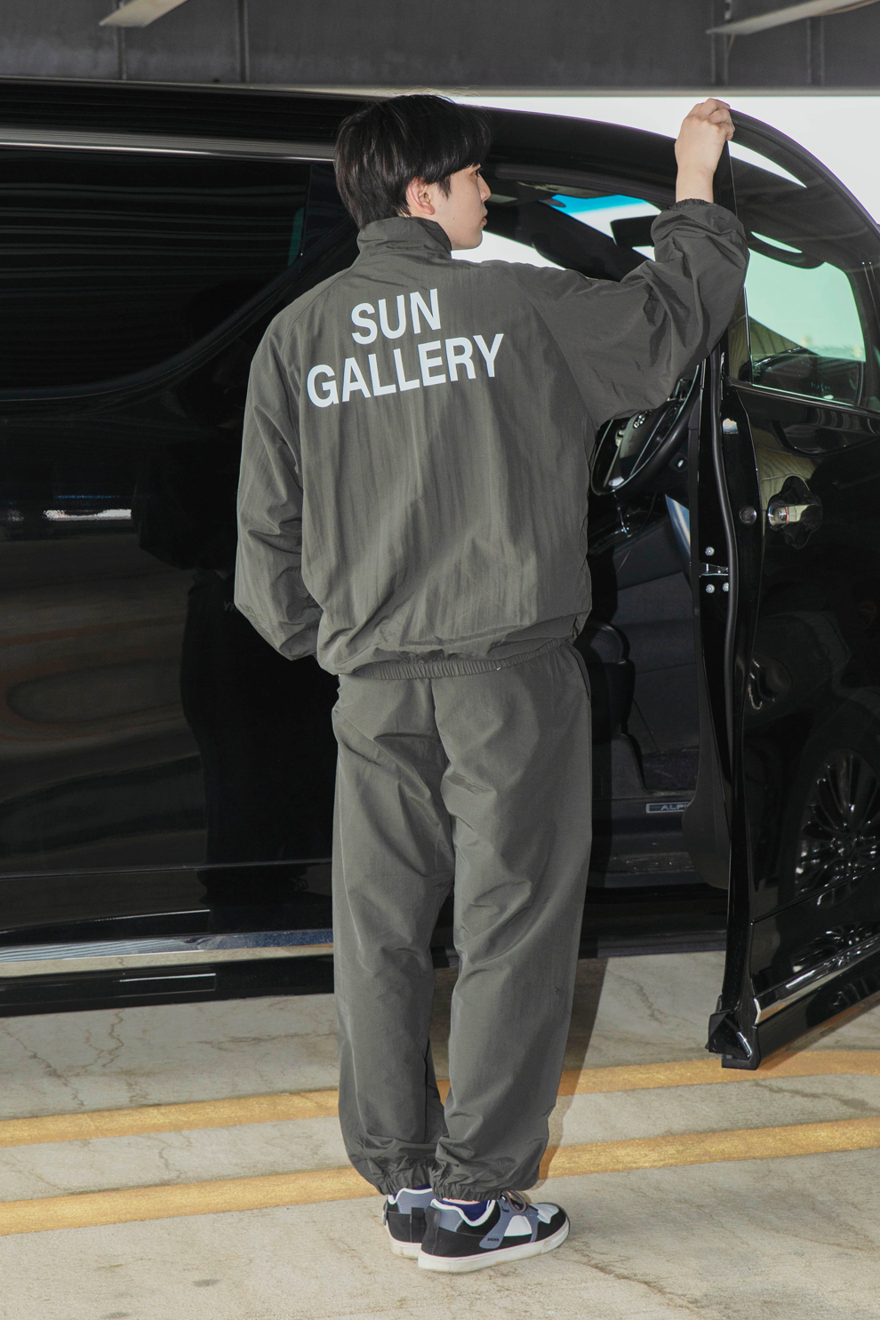 SUNGALLERY NYLON TRACK JACKET