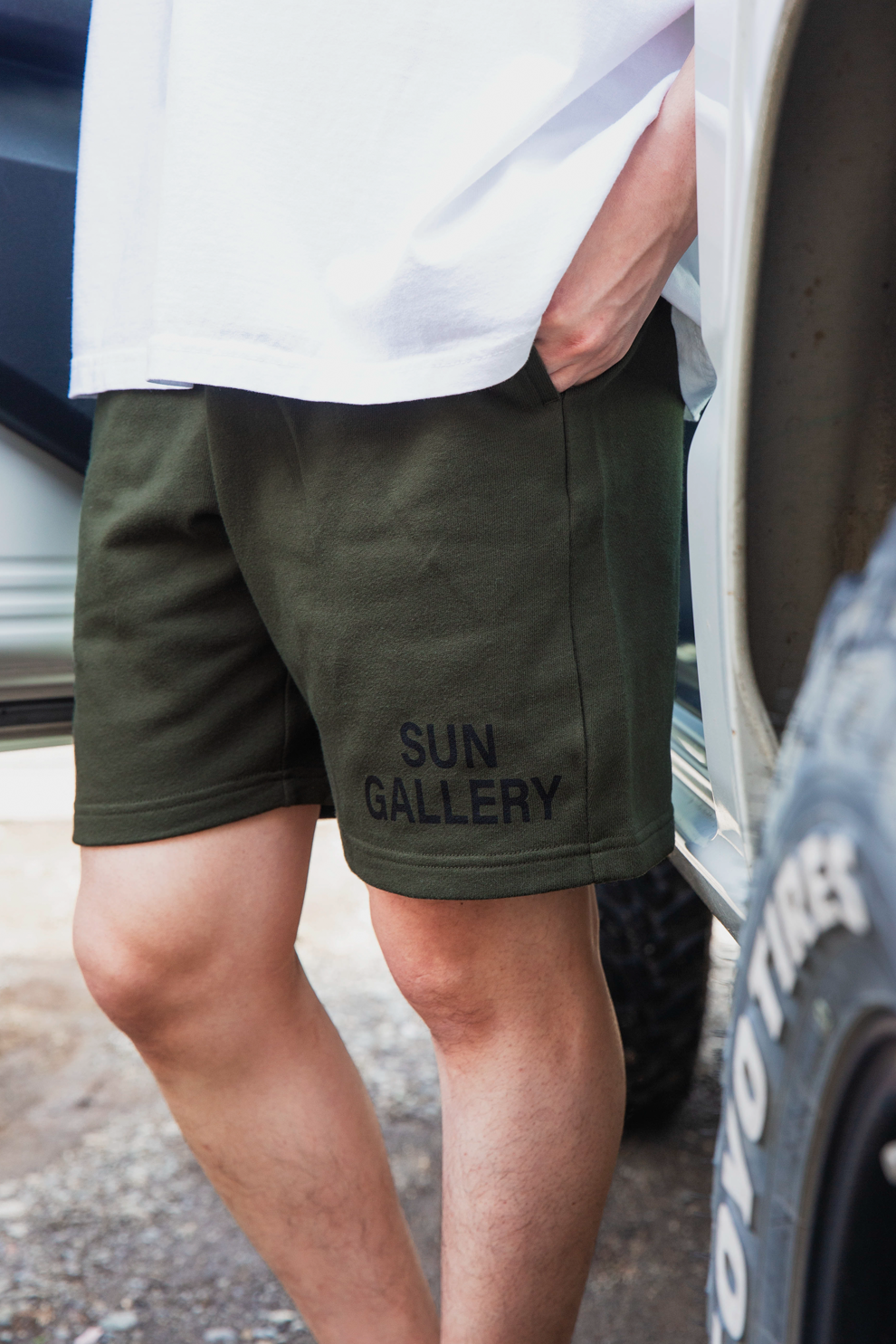SUNGALLERY "LOOSE AIR" ハーフパンツ