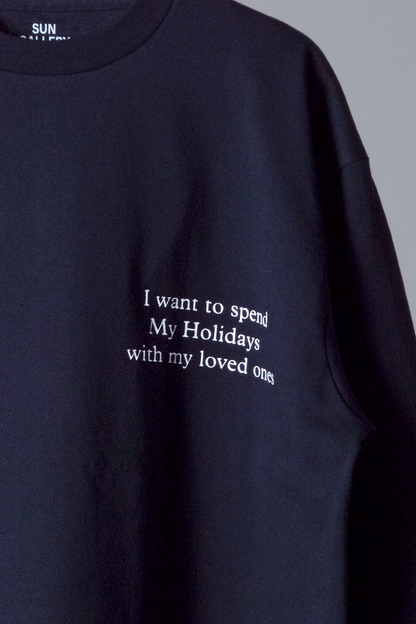 SGL lettered LONG SLEEVE T-SHIRT