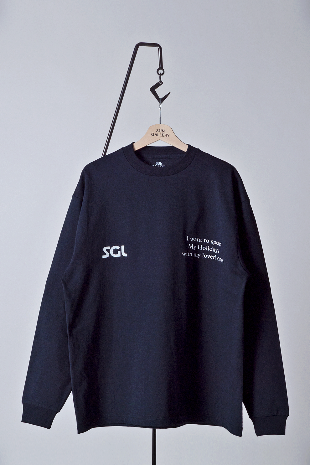 SGL lettered LONG SLEEVE T-SHIRT
