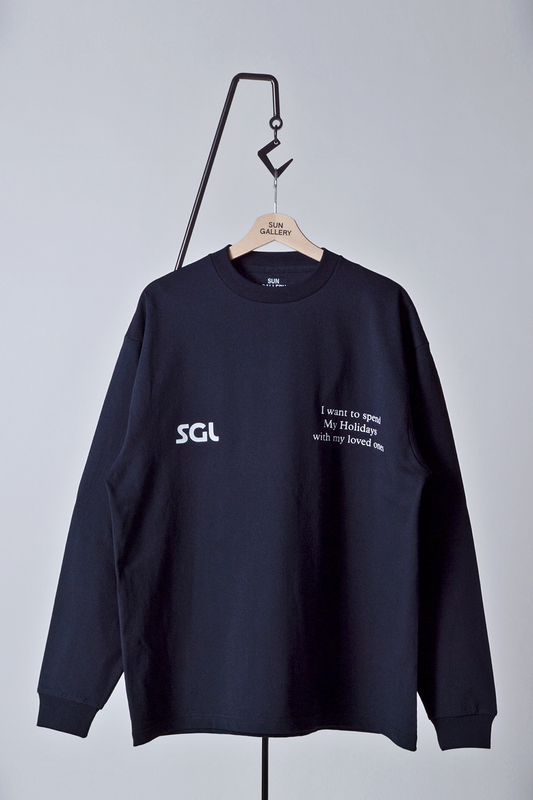 SGL lettered LONG SLEEVE T-SHIRT