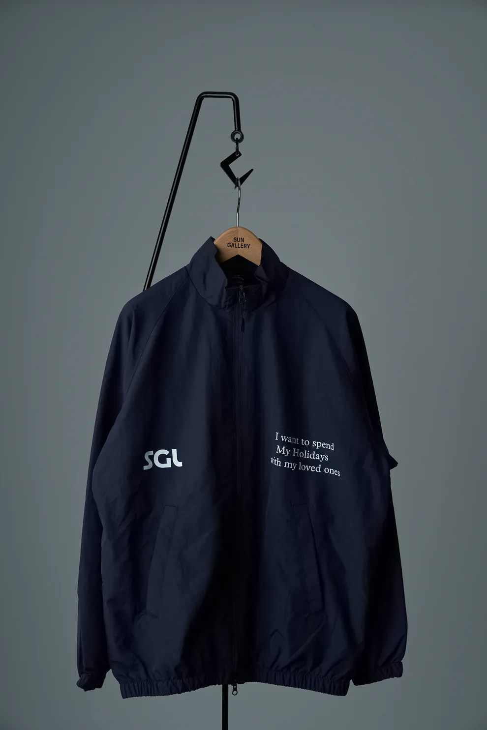 SGL lettered NYLON TRACK JACKET – SUNGALLERY