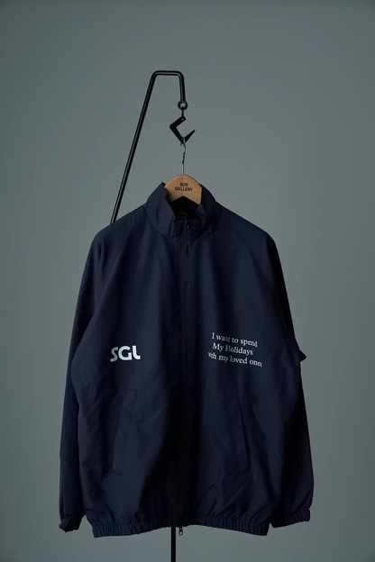 SGL lettered NYLON TRACK JACKET