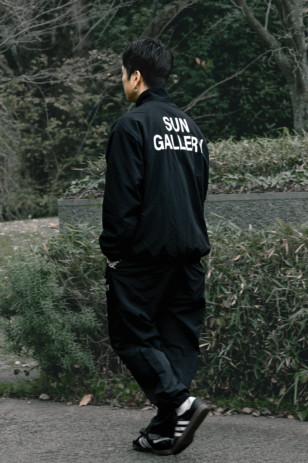 SUNGALLERY NYLON TRACK JACKET