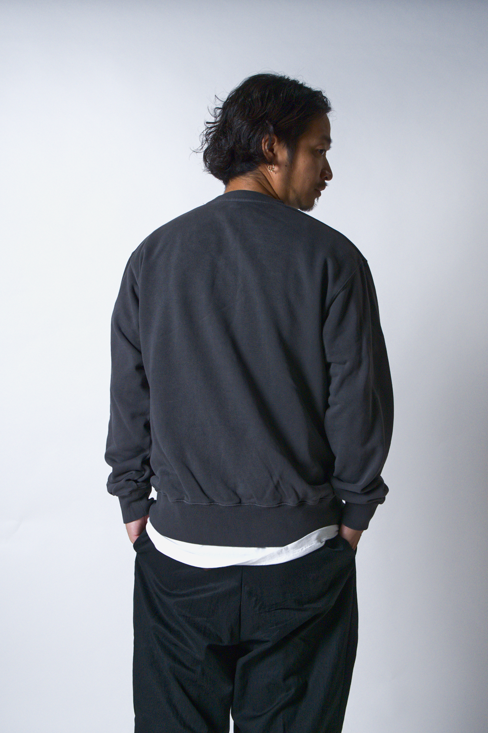 PIGMENT DYED SWEATSHIRT “VARSITY”