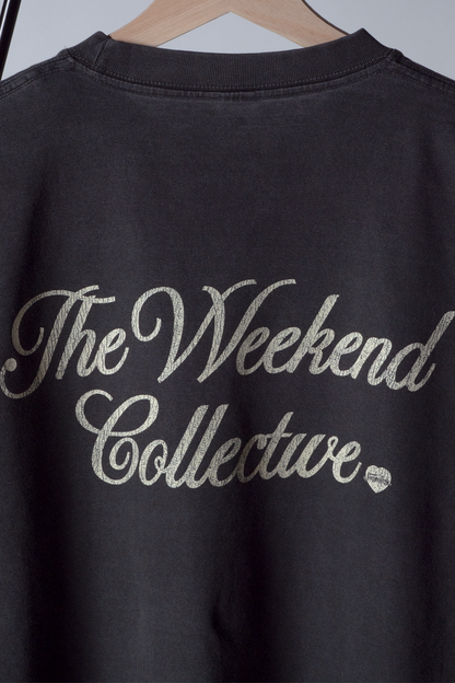 SUNGALLERY WORN-OUT LONG SLEEVE T-SHIRT (ヴィンテージブラック)