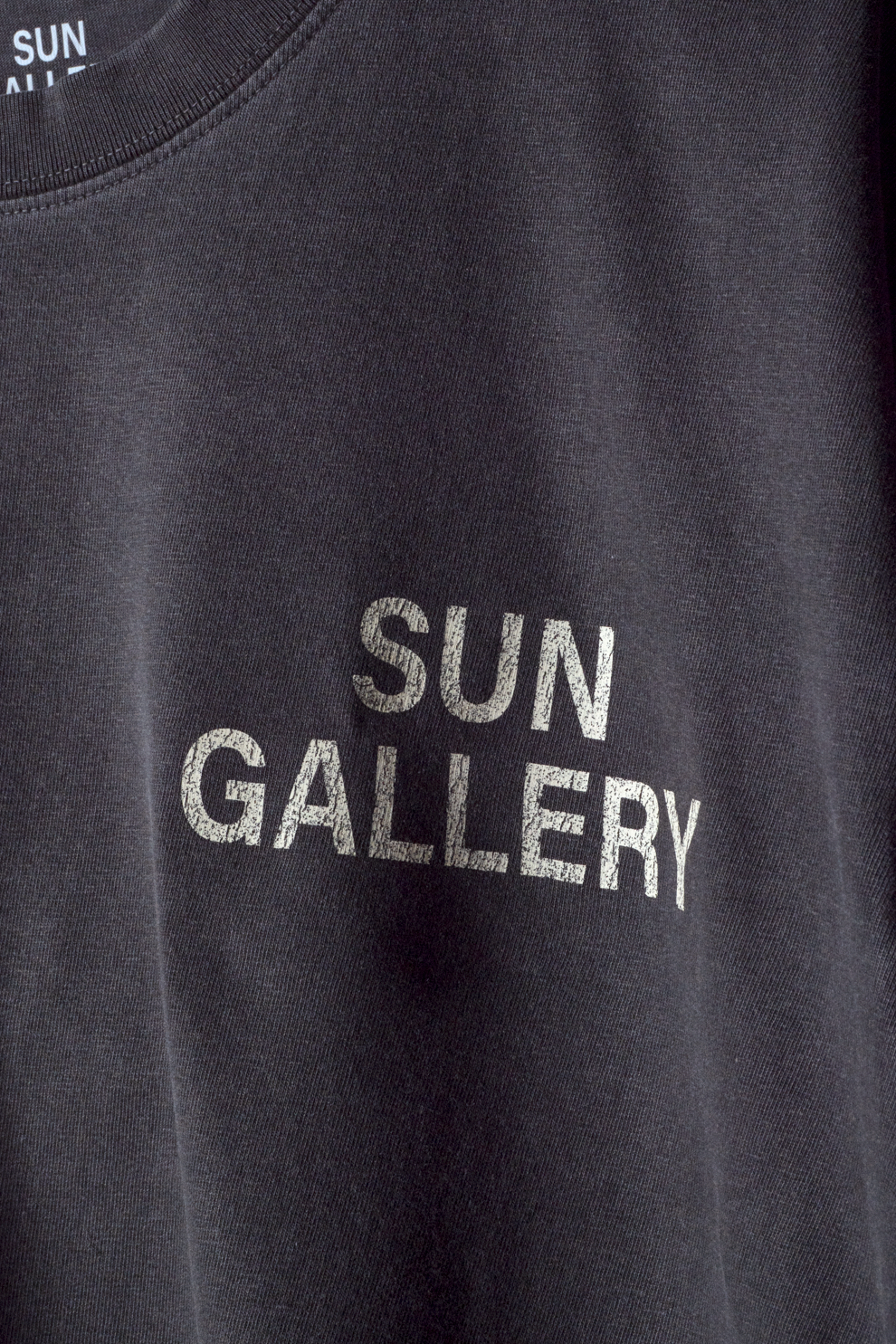 SUNGALLERY WORN-OUT LONG SLEEVE T-SHIRT (ヴィンテージブラック)