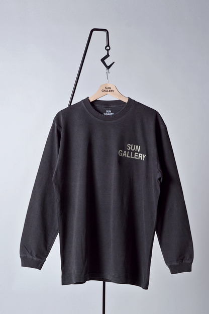 SUNGALLERY WORN-OUT LONG SLEEVE T-SHIRT (ヴィンテージブラック)