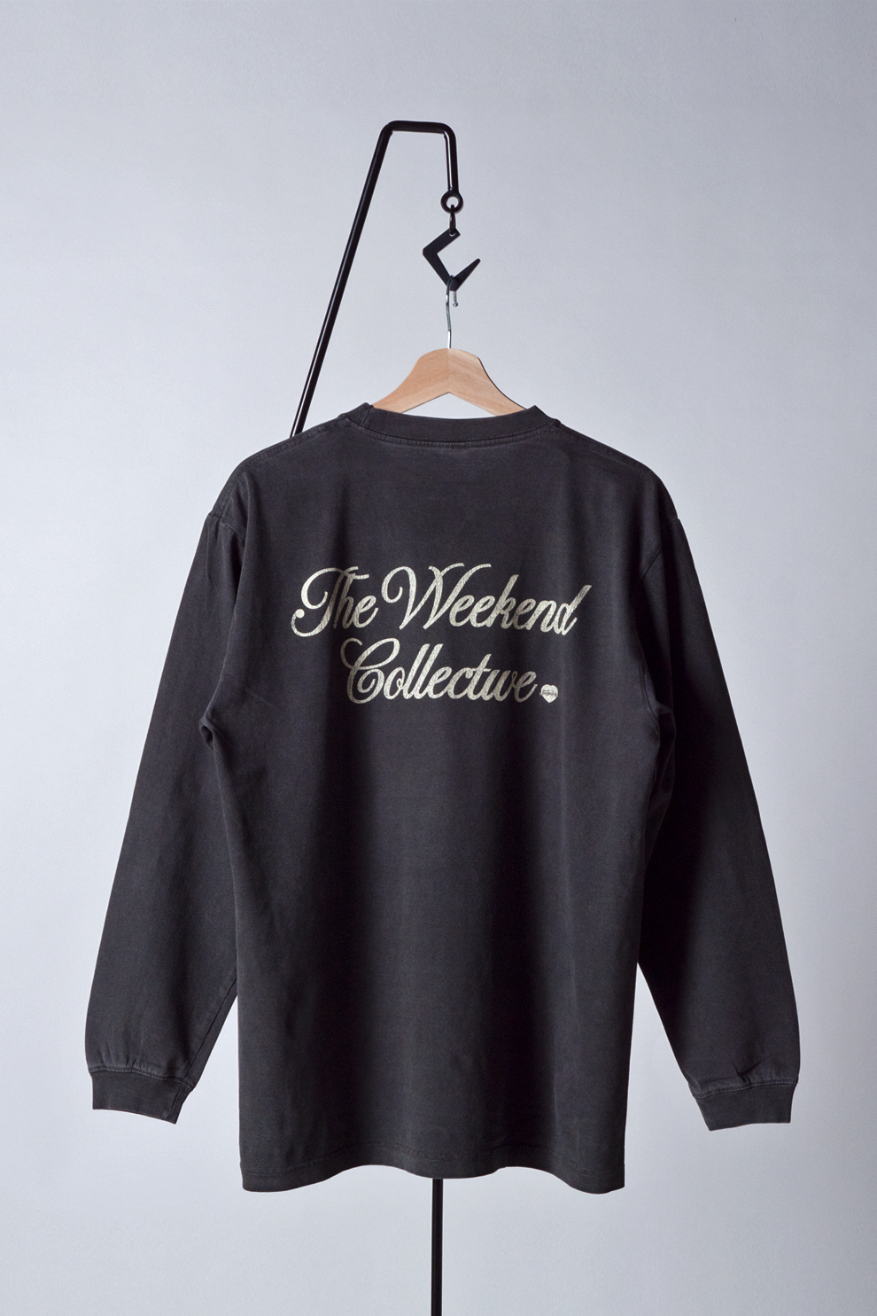 SUNGALLERY WORN-OUT LONG SLEEVE T-SHIRT (ヴィンテージブラック)