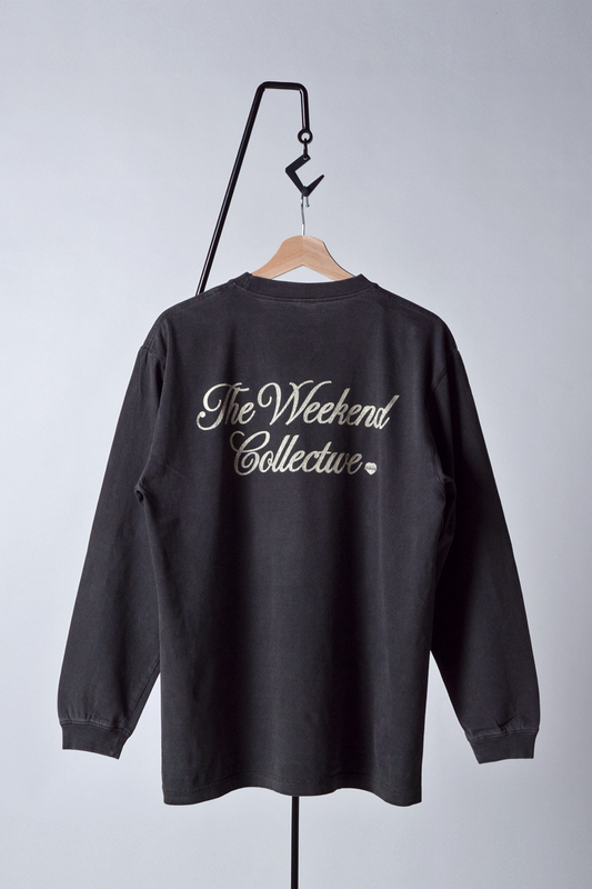 SUNGALLERY WORN-OUT LONG SLEEVE T-SHIRT (ヴィンテージブラック)