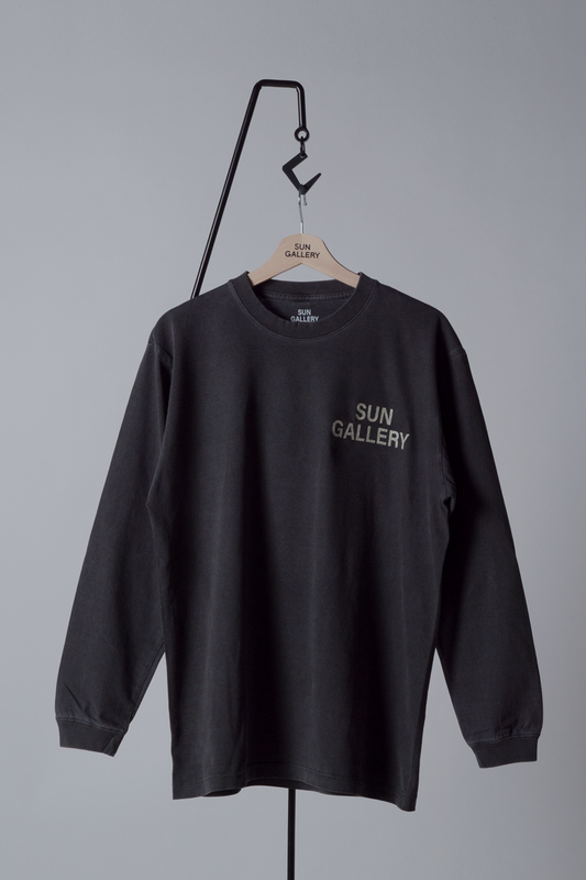 SUNGALLERY WORN-OUT LONG SLEEVE T-SHIRT (ヴィンテージブラック)