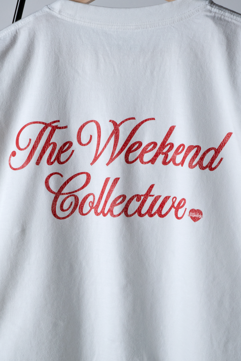 SUNGALLERY WORN-OUT LONG SLEEVE T-SHIRT (ホワイト)