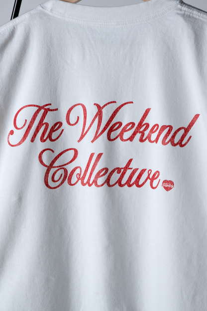 SUNGALLERY WORN-OUT LONG SLEEVE T-SHIRT (ホワイト)