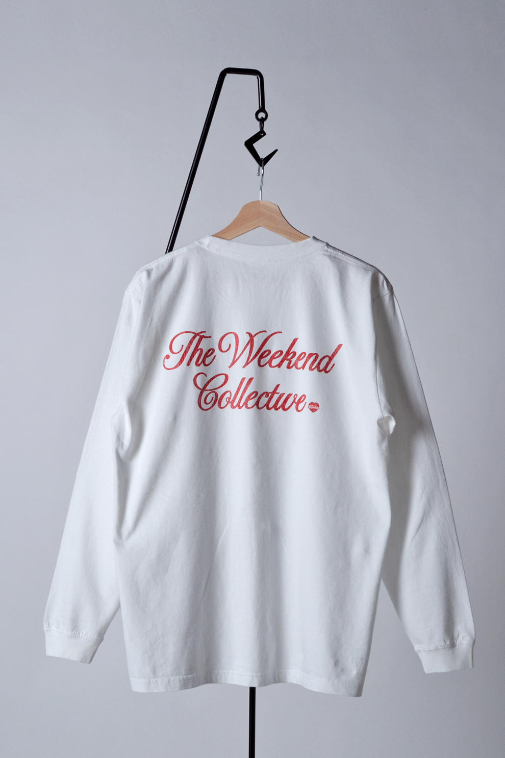 SUNGALLERY WORN-OUT LONG SLEEVE T-SHIRT (ホワイト)
