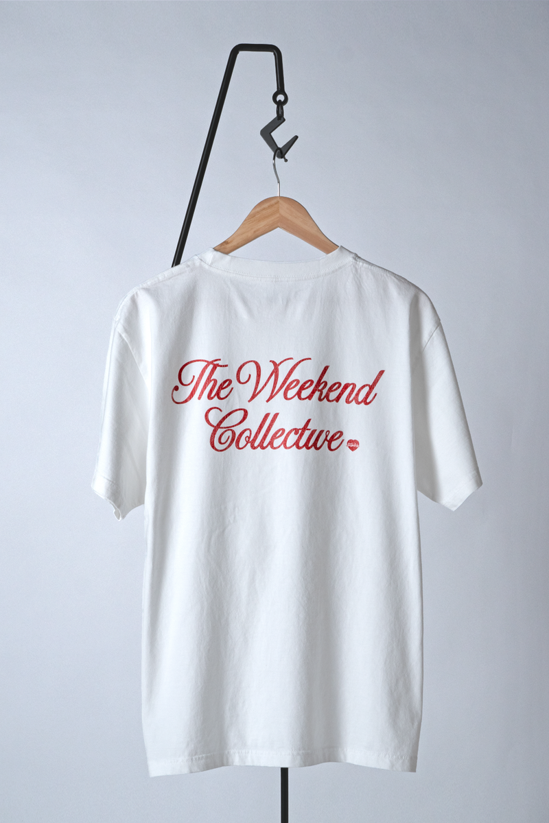 SUNGALLERY WORN-OUT T-SHIRT (ホワイト) - ホワイト