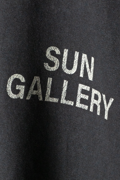SUNGALLERY WORN-OUT T-SHIRT (ヴィンテージブラック)