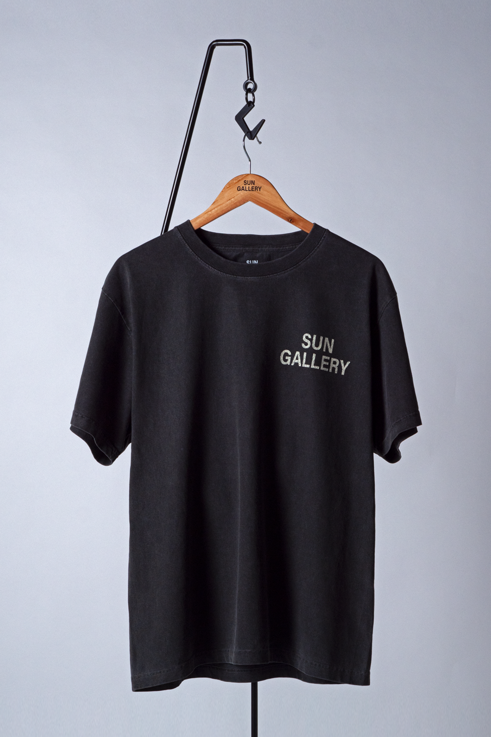 SUNGALLERY WORN-OUT T-SHIRT (ヴィンテージブラック)