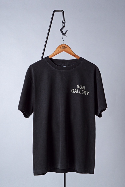SUNGALLERY WORN-OUT T-SHIRT (ヴィンテージブラック)
