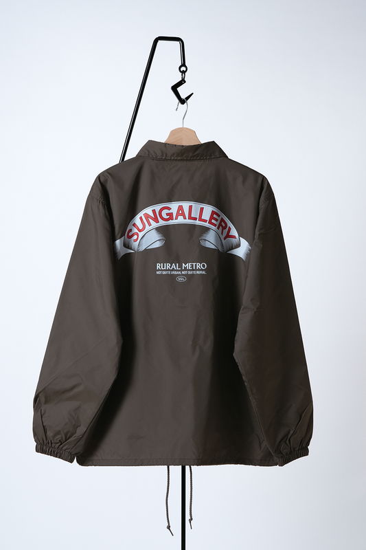 NYLON COACH JACKET "RIBBON"