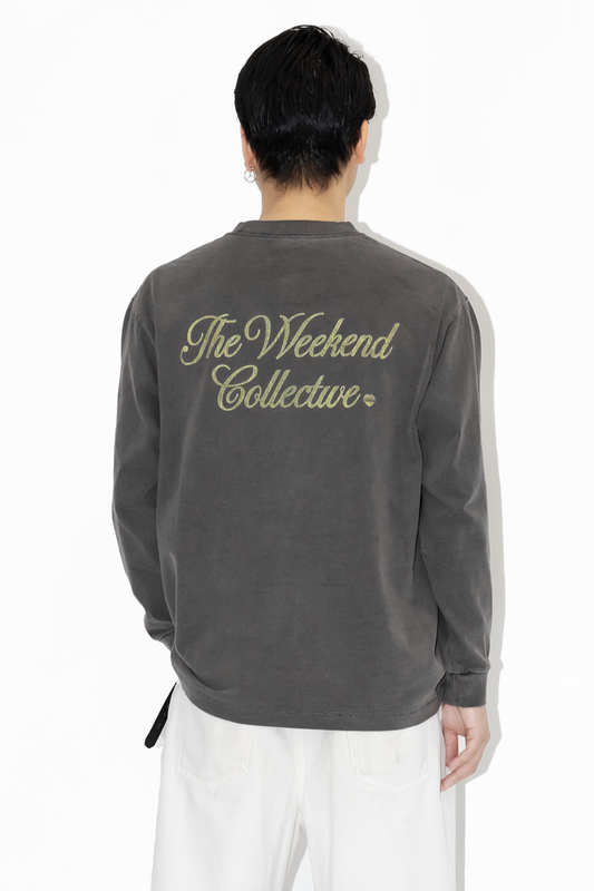 SUNGALLERY WORN-OUT LONG SLEEVE T-SHIRT
