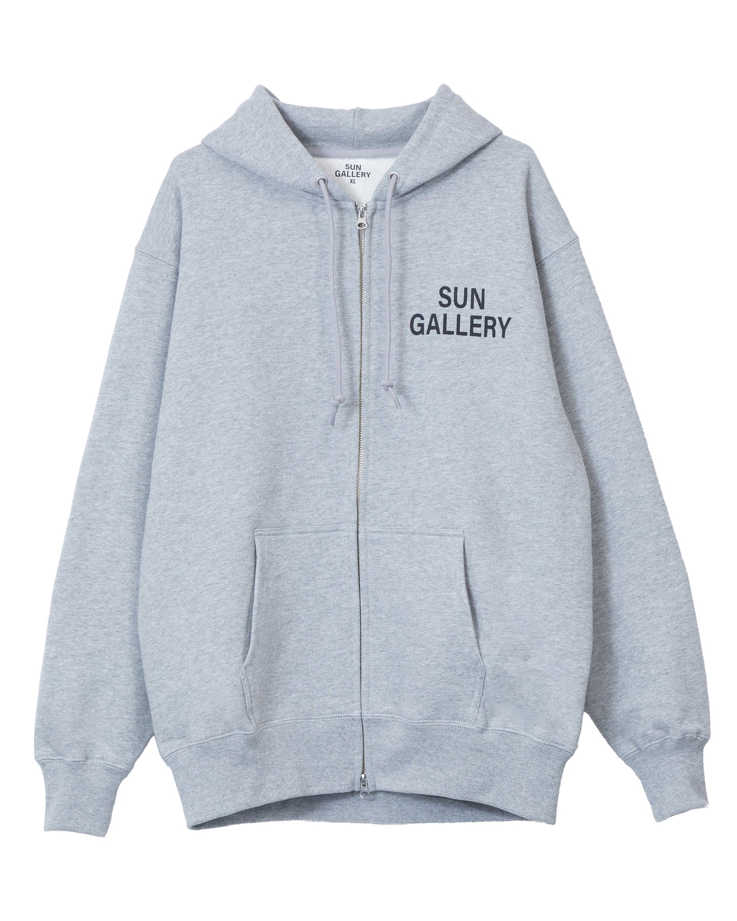 SUNGALLERY BOXY DOUBLE ZIP HOODIE